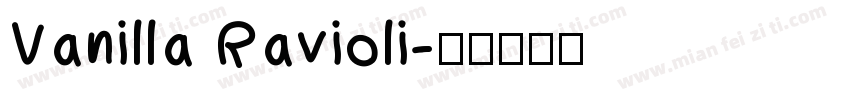Vanilla Ravioli字体转换